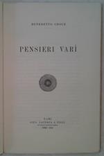 Pensieri Vari