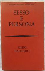 Sesso E Persona. Verso Una Nuova Etica Sessuale