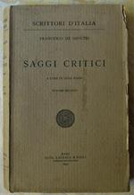 Saggi Critici. A Cura Di Luigi Russo. Volume Secondo