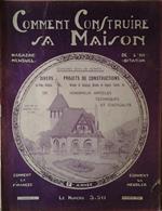 Comment Construire Sa Maison. Magazine Mensuel De L'Habitation. Decembre 1930. N. 71