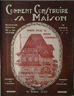 Comment Construire Sa Maison. Magazine Mensuel De L'Habitation. Juin 1931 N. 77