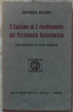 Il Fascismo Ed Il Riordinamento Del Patrimonio Ecclesiastico