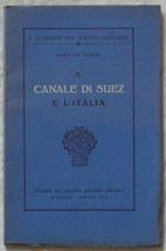 Il Canale Di Suez E L'Italia