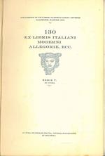 130 ex-libris italiani moderni allegorie ecc. Serie V ed ultima