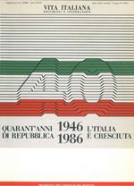 1946-1986. Quarant'anni di repubblica. L'Italia è cresciuta