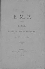 Ad E. M. P. Elegia... 30 maggio 1879