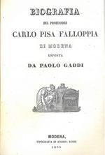 Biografia del professore Carlo Pisa Falloppia