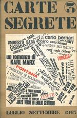 Carte segrete 3. Un romanzo di Karl Marx C. Bernari, E. Siciliano, Majakovski, Fontana, Turcato, Cesetti