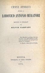 Cenni storici intorno a Lodovico Antonio Muratori