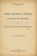 Come governi e popoli si rinnovano nel dopo-guerra. Lo stato e la politica delle abitazioni in Inghilterra. Dalla Nuova Antologia