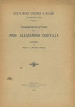Commemorazione del Prof. Alessandro Codivilla
