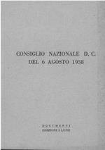 Consiglio nazionale DC del 10 giugno 1958