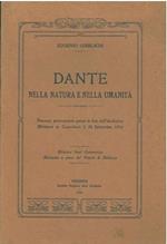 Dante nella natura e nella umanità. Discorso pronunciato presso le foci dell'Archiano (Bibbiena in Casentino) il 25 settembre 1921. Copia autografata