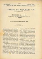 Disegno di legge : Concessione perpetua dell'Acquedotto De-Ferrari Galliera. Relazione della Commissione. Sedute del 10 giugno 1905, 1 febbraio, 8 e 17 maggio 1906