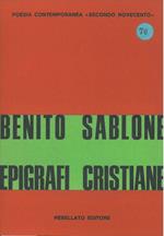 Epigrafi cristiane Prefazione di M. Pomilio