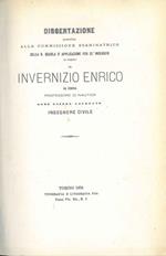 Esercitazioni pratiche di costruzioni dell'anno scolastico 1868-69. Canale sussidiario del canale-Cavour presso Saluggia. Edifizio scaricatore annesso alla chiavica