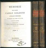 Memorie del signor Carlo Goldoni avvocato veneziano per servire alla storia di sua vita e del suo teatro. Nuova traduzione dal francese