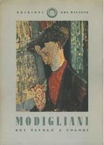 Modigliani. Sei tavole a colori. Edizioni del Milione