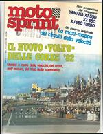 Moto spint, settimanale di motociclismo. Anno VII, n. 1, 7-14 gennaio 1982