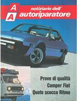 Notiziario dell autoriparatore, Anno VII - n° 30 - giugno 1979. Prove di qualità, Camper Fiat, quote scocca ritmo