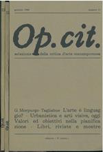 Op. cit. Rivista quadrimestrale di selezione della critica d'arte contemporanea. 1968, annata completa