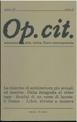 Op. cit. Rivista quadrimestrale di selezione della critica d'arte contemporanea. Gennaio 1977, n. 38