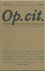 Op. cit. Rivista quadrimestrale di selezione della critica d'arte contemporanea. Gennaio 1986, n. 65