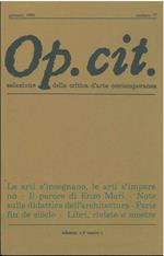 Op. cit. Rivista quadrimestrale di selezione della critica d'arte contemporanea. Gennaio 1990, n. 77