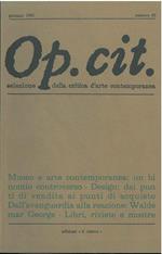 Op. cit. Rivista quadrimestrale di selezione della critica d'arte contemporanea. Gennaio 1992, n. 83