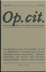 Op. cit. Rivista quadrimestrale di selezione della critica d'arte contemporanea. Maggio 1970, n. 18