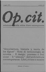 Op. cit. Rivista quadrimestrale di selezione della critica d'arte contemporanea. Maggio 1972, n. 24