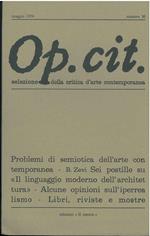 Op. cit. Rivista quadrimestrale di selezione della critica d'arte contemporanea. Maggio 1974, n. 30