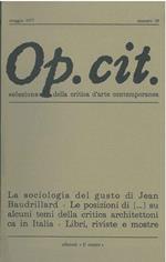 Op. cit. Rivista quadrimestrale di selezione della critica d'arte contemporanea. Maggio 1977, n. 39