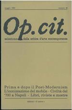 Op. cit. Rivista quadrimestrale di selezione della critica d'arte contemporanea. Maggio 1980, n. 48