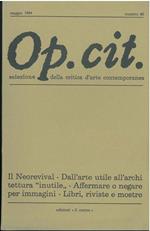 Op. cit. Rivista quadrimestrale di selezione della critica d'arte contemporanea. Maggio 1984, n. 60