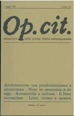 Op. cit. Rivista quadrimestrale di selezione della critica d'arte contemporanea. Maggio 1985, n. 63