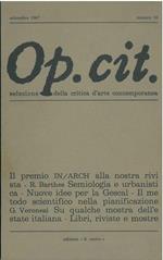 Op. cit. Rivista quadrimestrale di selezione della critica d'arte contemporanea. Settembre 1967, n. 10