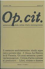 Op. cit. Rivista quadrimestrale di selezione della critica d'arte contemporanea. Settembre 1980, n. 49