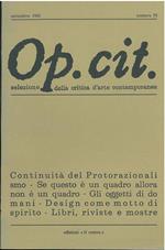 Op. cit. Rivista quadrimestrale di selezione della critica d'arte contemporanea. Settembre 1982, n. 55