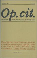 Op. cit. Rivista quadrimestrale di selezione della critica d'arte contemporanea. Settembre 1985, n. 64