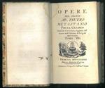 Opere del Signor Ab. Pietro Metastasio poeta cesareo. Giusta le correzioni e aggiunte dell'autore nell'edizione di Parigi del 1780. Tomo xii: Giustino Alcide al bivio Epitalamio Egeria Il Parnaso confuso cantate