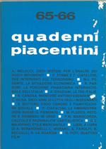 Quaderni piacentini. Anno xvii, n. 65-66, febbraio 1978