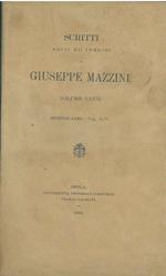 Scritti editi ed inediti di Giuseppe Mazzini. Volume XXVII: epistolario, (vol. xiv)