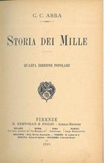 Storia dei mille. Quarta edizione popolare