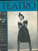 Teatro. Rassegna quindicinale degli spettacoli. N. 2, anno secondo, 15 gennaio 1950. In questo numero: Quel piccolo campo, tre atti di Peppino de Filippo