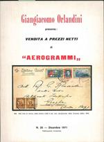 Vendita a prezzi netti di aerogrammi. n. 26, dicembre 1971