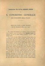 X Congresso generale dell'Associazione Medica Italiana ( Sezione di dermo-sifilopatia)