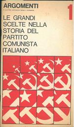 Le grandi scelte nella storia del Partito Comunista Italiano