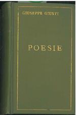 Le poesie di Giuseppe Giusti. Terza edizione curata da G. Carducci