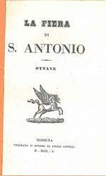 La fiera di S. Antonio. Ottave
